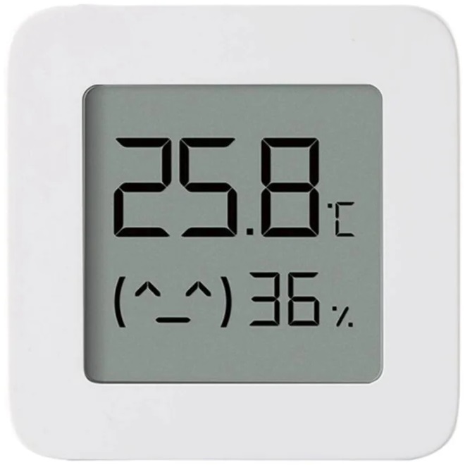 מד טמפרטורה ולחות דיגיטלי חכם Xiaomi &lrm;Mi Temperature and Humidity Monitor 2