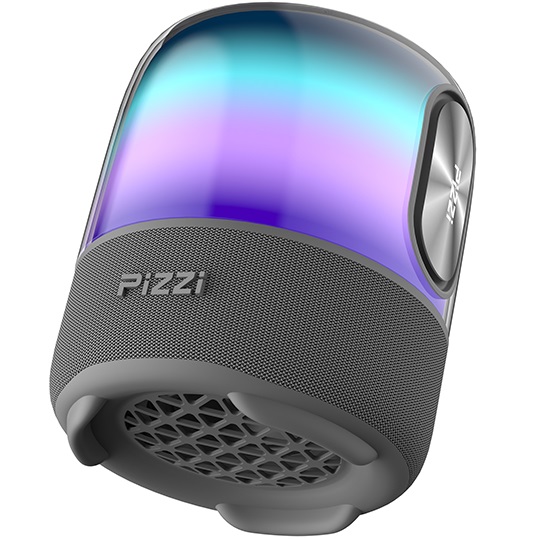 תמונה של רמקול אלחוטי נייד כולל תאורת led ומיקרופון pizzi