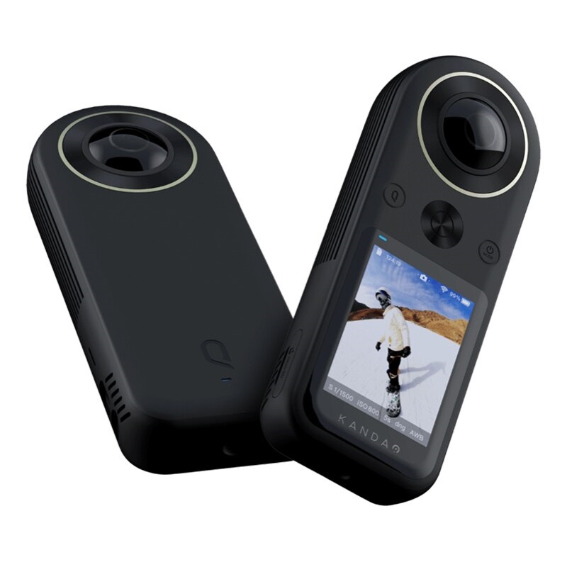 סרטון - מצלמת 360 מעלות kandao  קנדאו  qoocam 8k 360