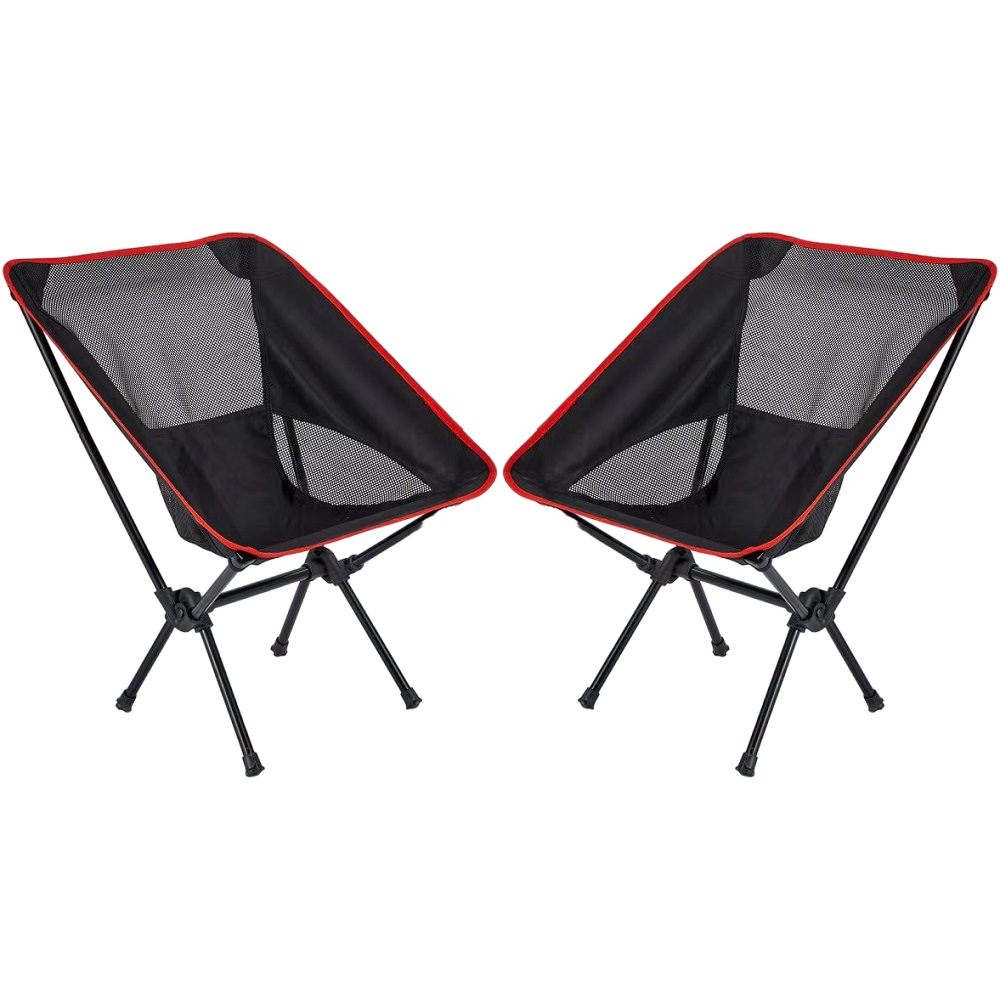 זוג כיסאות קמפינג מתקפלים כולל תיק אחסון Hypercell &lrm;2Chair