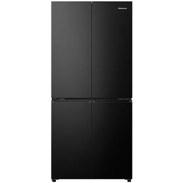 מקרר 4 דלתות מקפיא תחתון - 482 ליטר Hisense &lrm;RQ58 נירוסטה מושחרת