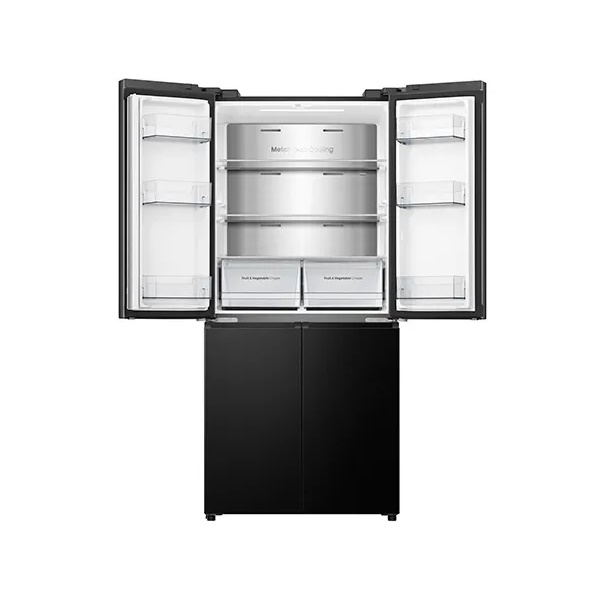 מקרר 4 דלתות מקפיא תחתון - 482 ליטר hisense