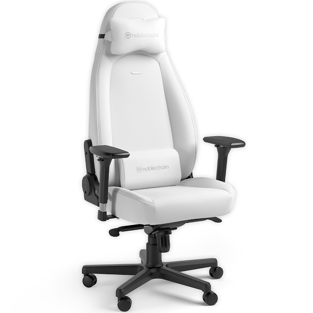כיסא גיימינג Noblechairs &lrm;ICON White Edition