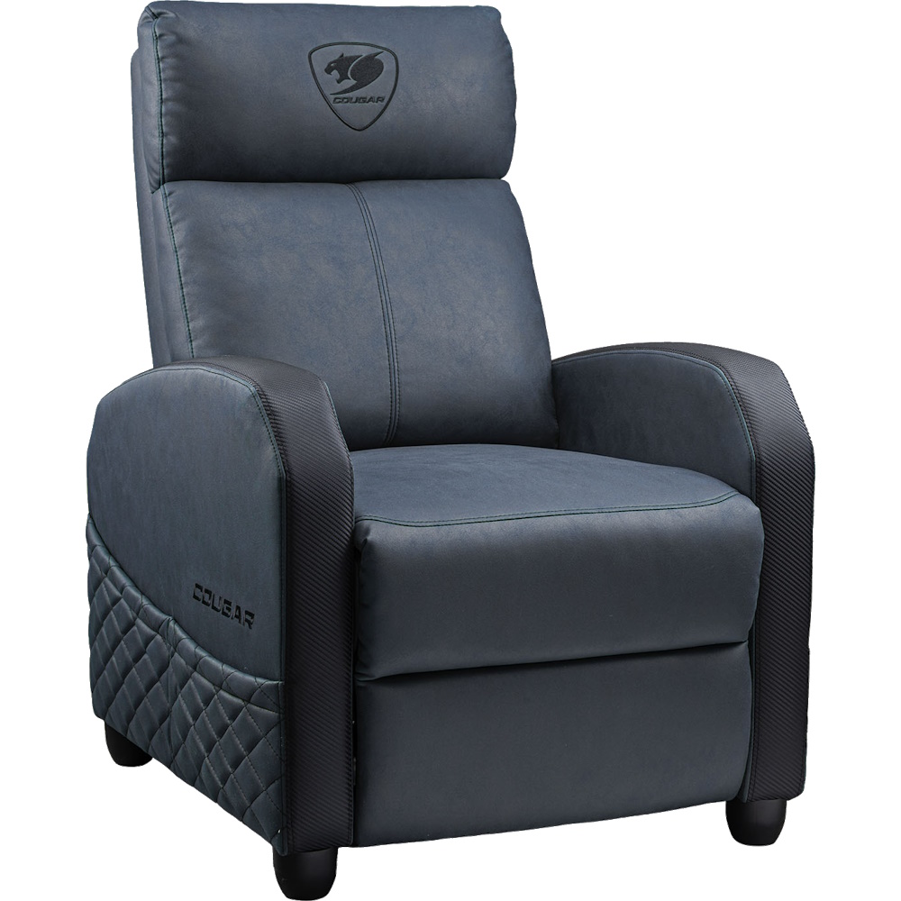 כורסת גיימינג דמוי עור מעוצבת Cougar &lrm;Ranger Elite Navy Blue