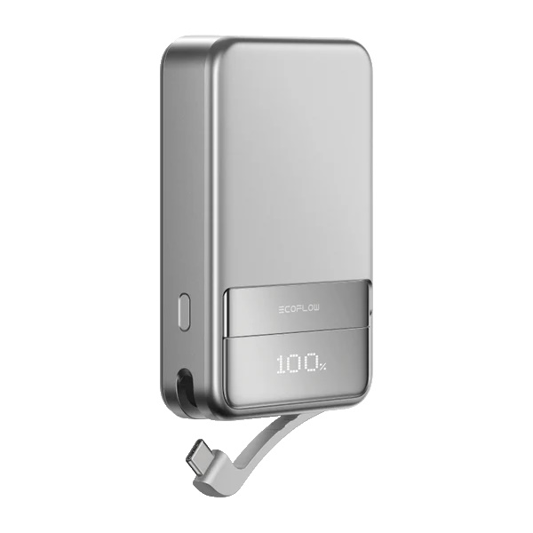 סוללת גיבוי מגנטית 10,000mah כולל תמיכה בqi2 ‏ecoflow