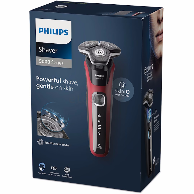 תמונה של מכונת גילוח נטענת רטוב/יבש philips