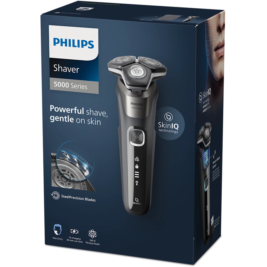 מכונת גילוח נטענת רטוב/יבש philips
