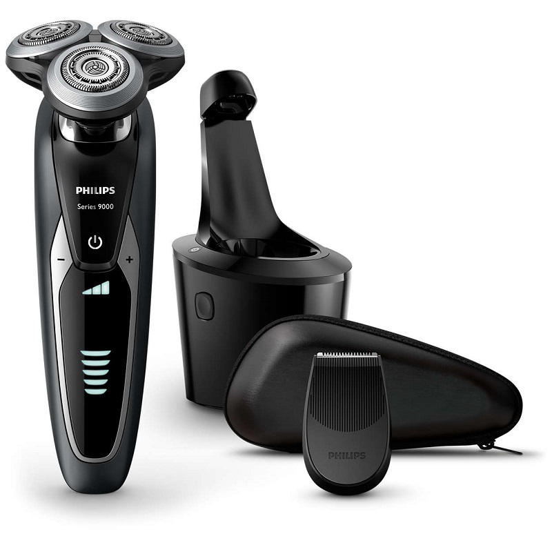סרטון - מכונת גילוח כולל ערכת ניקוי philips  פיליפס  serie 9000 s9531