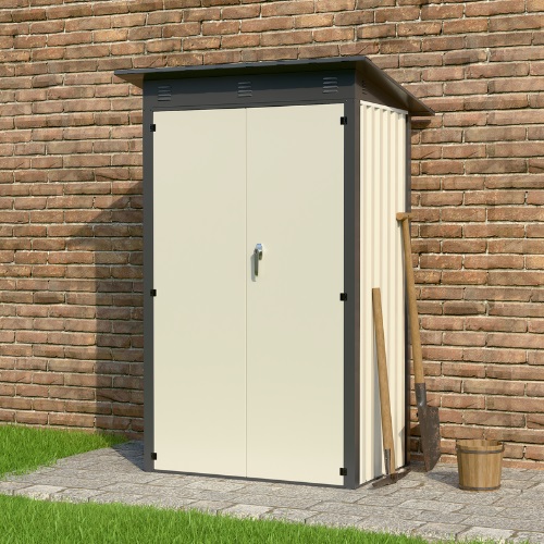 תמונה של מחסן מתכת לגינה garden top