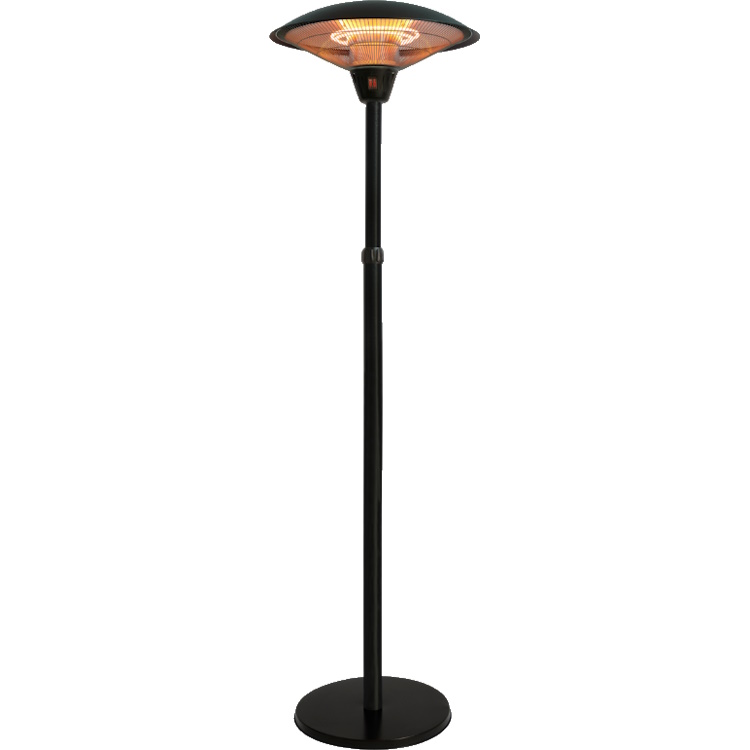 פטריית חימום חשמלית טלסקופית מוגנת מים 3000W SmartAir &lrm;SAIRPM-C30B שחור