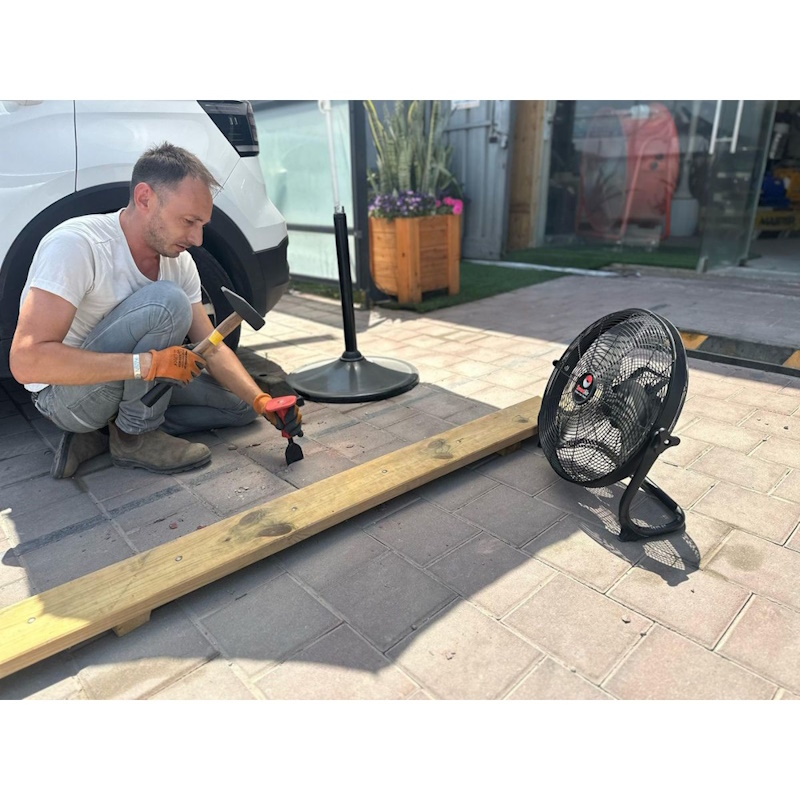 מאוורר רצפתי נטען 16 smartair