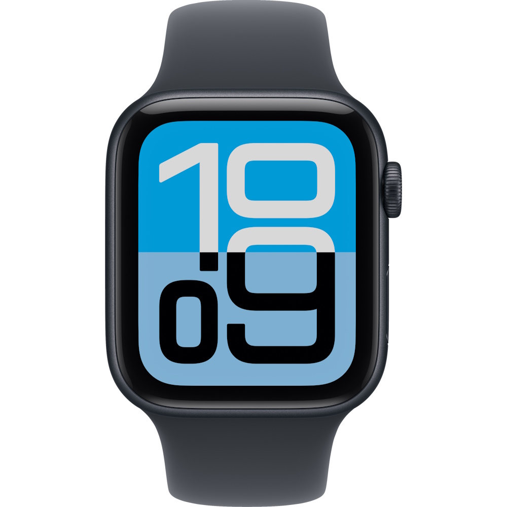 watch se 3 gps+cellular 44mm midnight aluminum case with midnight sport band - m/l יבואן רשמי apple