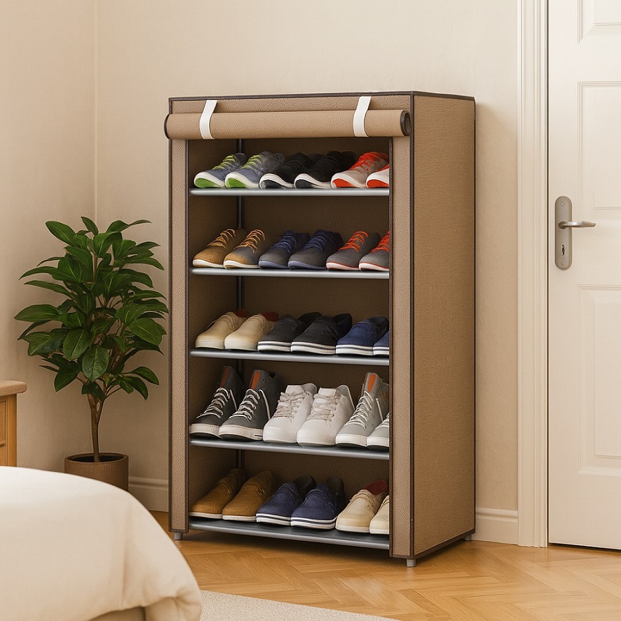 ארונית בד לאחסון נעליים - 5 קומות My Casa &lrm;Shoe Closet 5