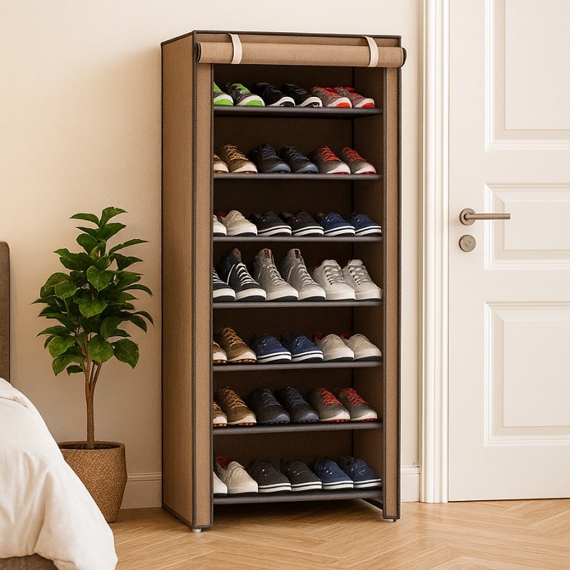 ארונית בד לאחסון נעליים - 7 קומות My Casa &lrm;Shoe Closet 7