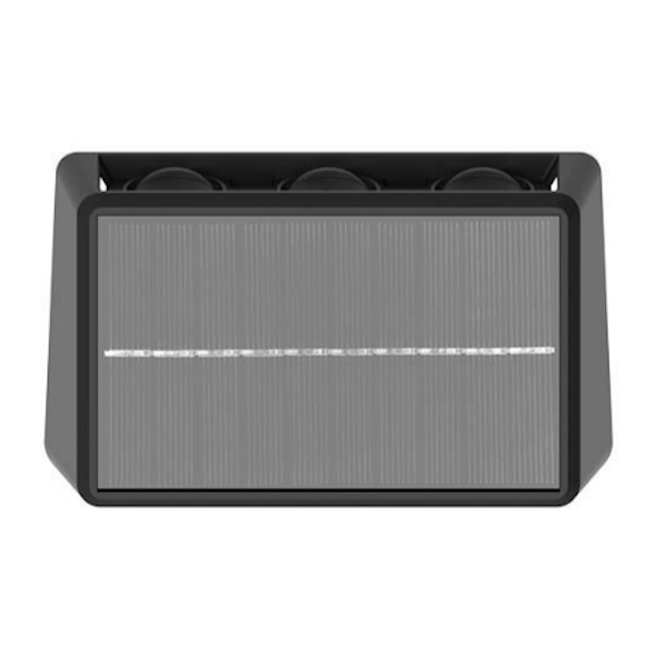 תמונה של גוף תאורה צמוד קיר 6x1.5w כולל פאנל סולארי omega