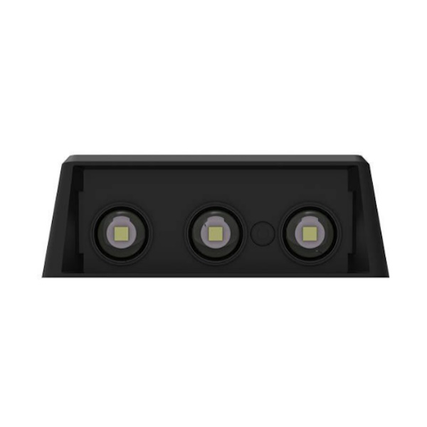 גוף תאורה צמוד קיר 6x1.5w כולל פאנל סולארי omega