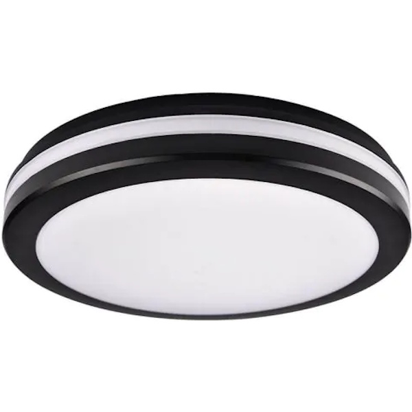 גוף תאורה צמוד תקרה 40W ‏Semicom &lrm;Lulu SM-2181B/40CT - שחור