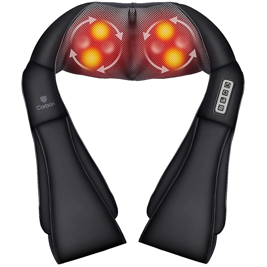 חגורת עיסוי בשיטת שיאצו כולל חימום carbon