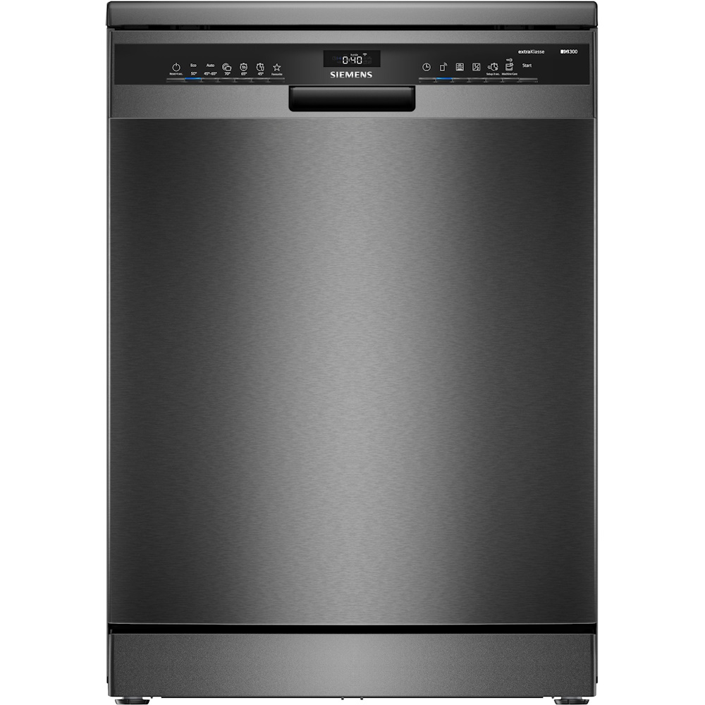 מדיח כלים רחב SIEMENS &lrm;iQ300 SN23EC05ME - דמוי נירוסטה מושחרת