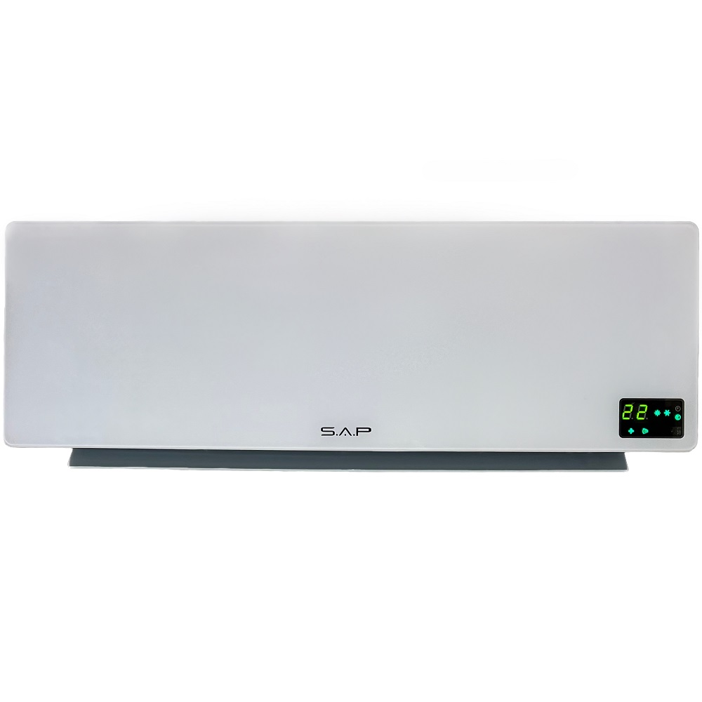 מזגנית / מפזר חום לאמבטיה כולל שלט S.A.P 2000W &lrm;SP2000C - לבן