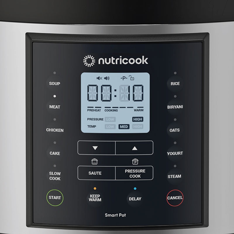 תמונה של סיר לחץ חכם - 9.5 ליטר nutricook