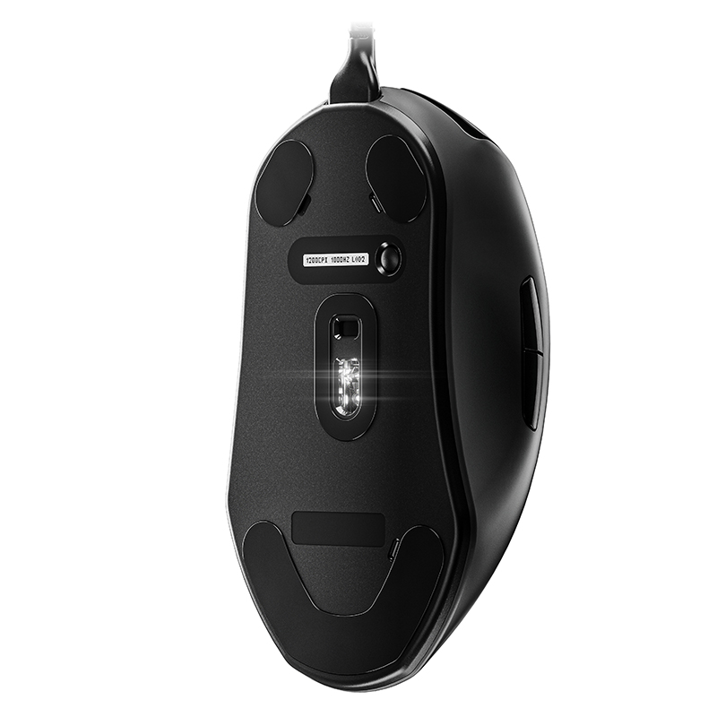 עכבר גיימינג חוטי מקצועי כולל חיישן כפול steelseries