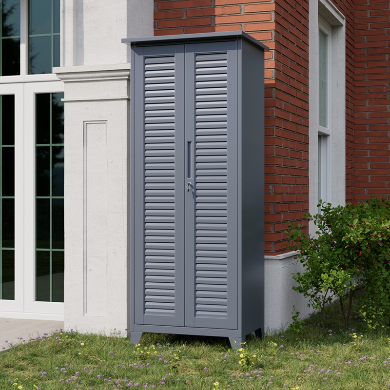 ארון שירות ממתכת לשימוש חוץ Garden Top &lrm;STORM SAOFC01