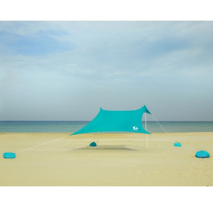 ציליה לים 2.8x2.8 מטר Guro &lrm;Sunshade XL Turquoise