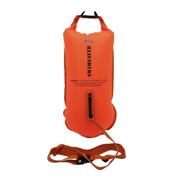 מצוף שחייה איכותי משולב כיס אחסון ונורות לד &lrm;Swim Safer