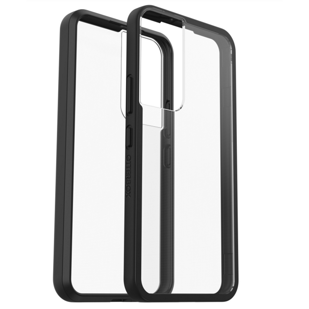 כיסוי אחורי משולב OtterBox &lrm;Galaxy S23 Plus - React שקוף בשילוב שחור