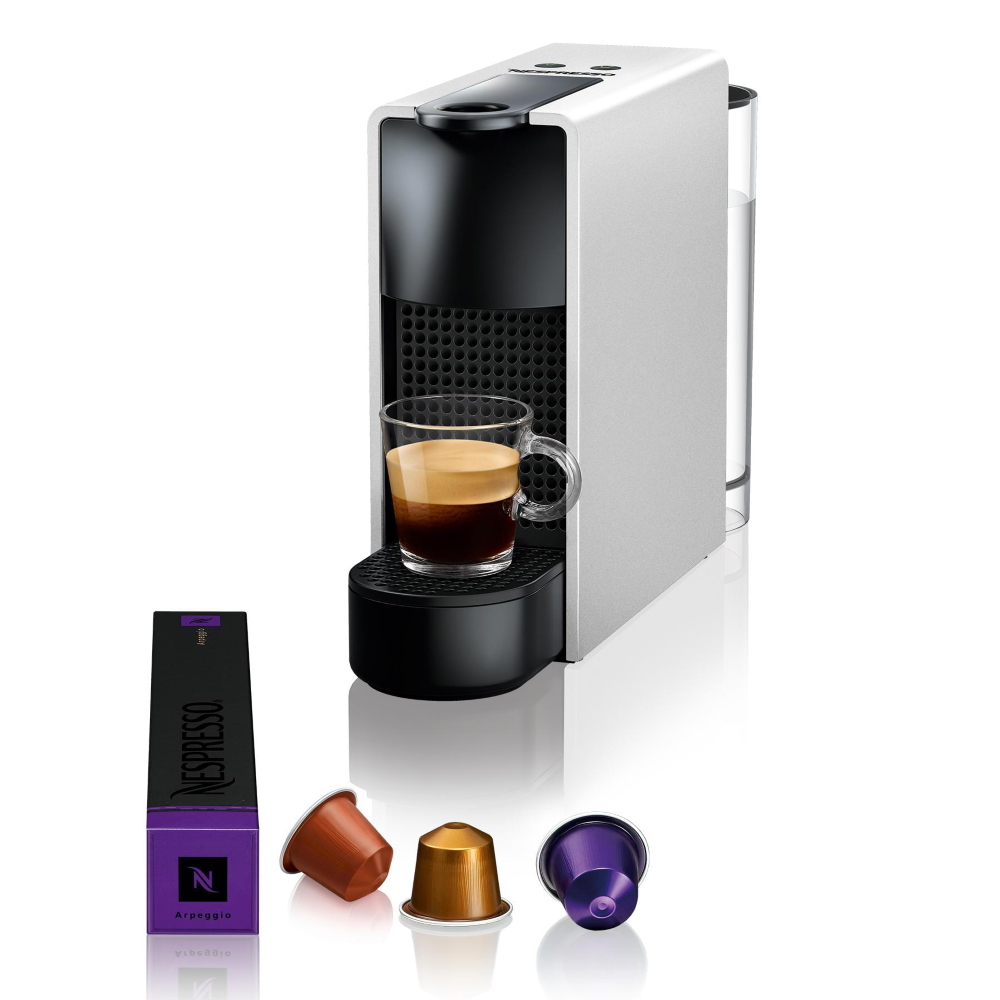 סרטון - מכונת קפה nespresso  נספרסו  essenza mini c30si ללא מקציף