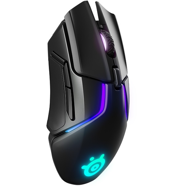 תמונה של עכבר גיימינג אלחוטי כולל תאורה steelseries