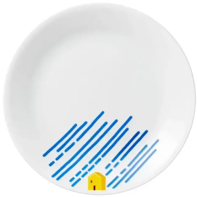 תמונה של סט צלחות 36 חלקים ל-12 סועדים corning by corelle