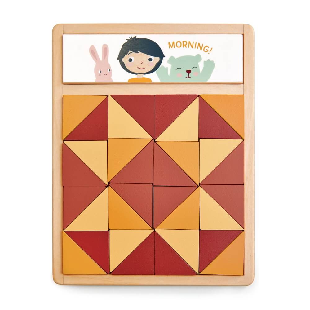 פאזל טלאים 32 חלקים Tender Leaf &lrm;Patchwork Quilt Puzzle