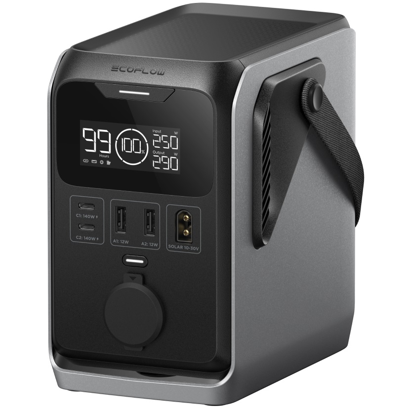 תמונה של תחנת כוח ניידת ecoflow 288wh