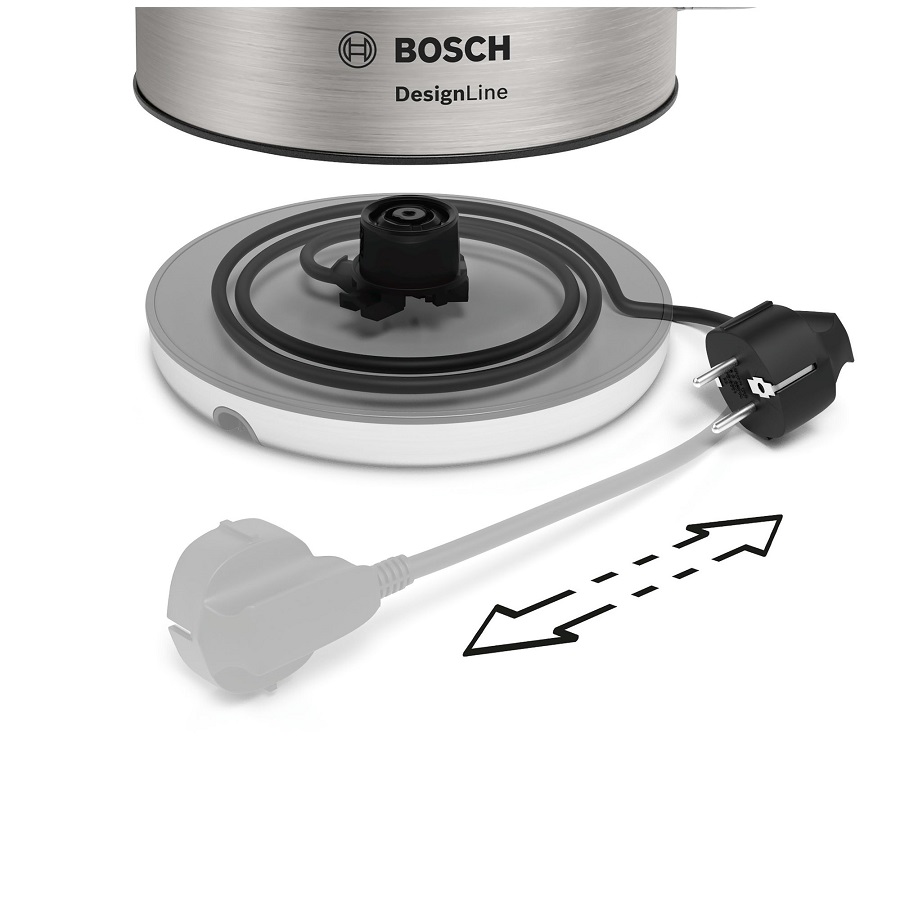 קומקום חשמלי 1.7 ליטר נירוסטה bosch