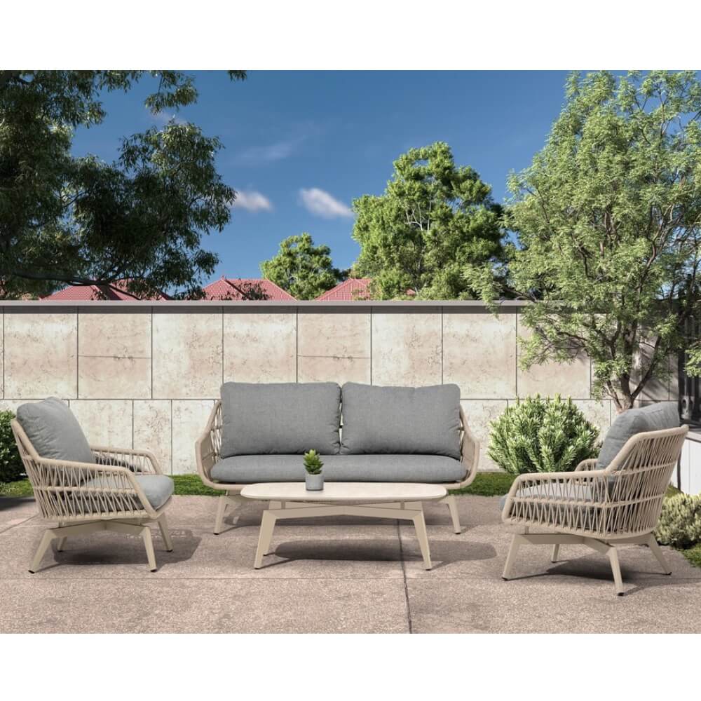 מערכת ישיבה לגינה 2+1+1 כולל שולחן Australia Garden &lrm;מערכת ישיבה טורונטו