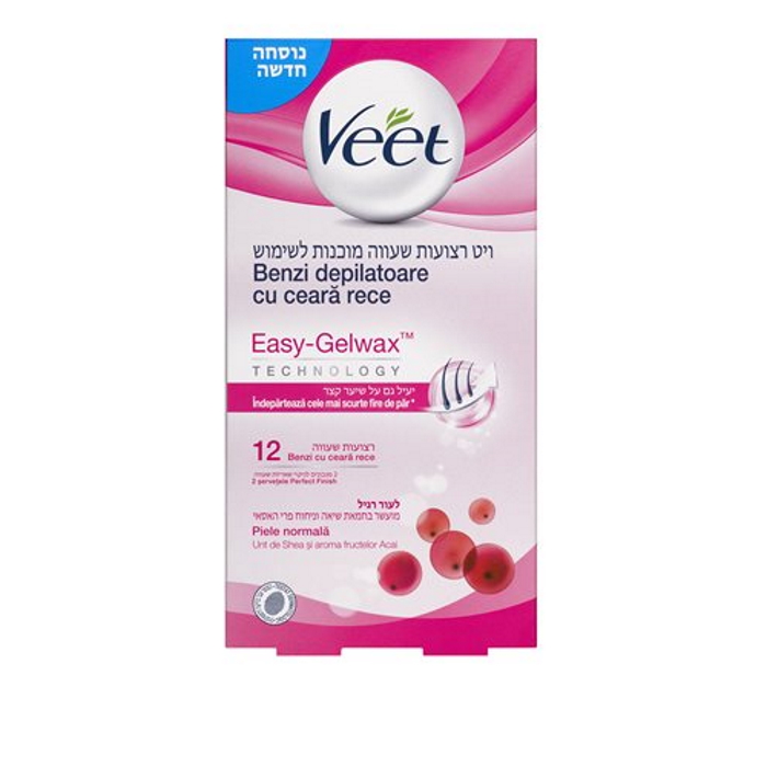 תמונה של מארז הסרת שיער רצועות שעווה veet