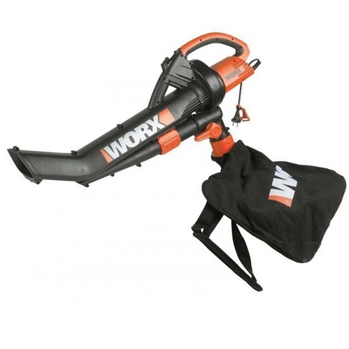 תמונה של מפוח ושואב עלים חשמלי worx 3000w
