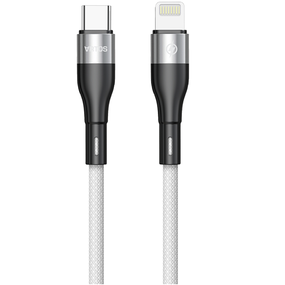magnetic flod cable - לבן artos