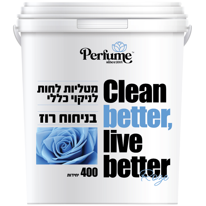 מארז כביסה וניקיון - זוג נוזלי כביסה 2 ליטר, מבשם בדים, נוזל רצפה, מפיץ ריח ומגבונים לניקוי perfume