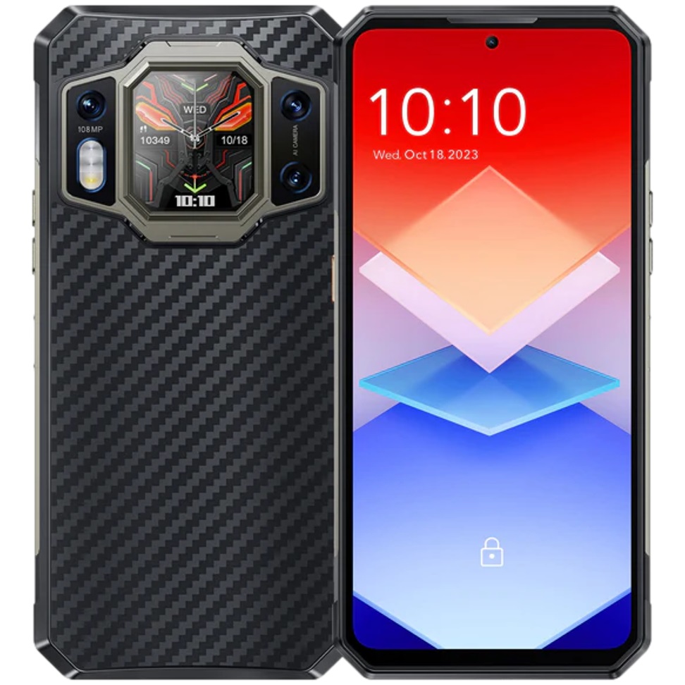 טלפון סלולרי 6.78 5g משוריין כולל מסך אחורי 1.8 oukitel