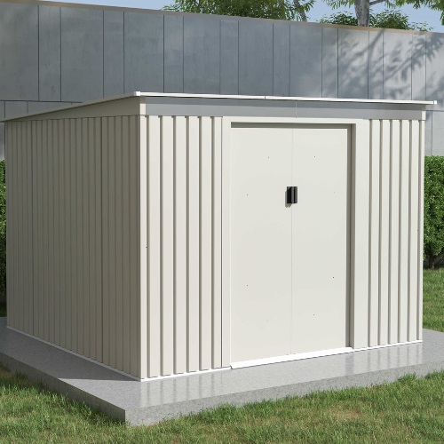 מחסן מתכת לגינה Garden Top &lrm;Sky D - שמנת