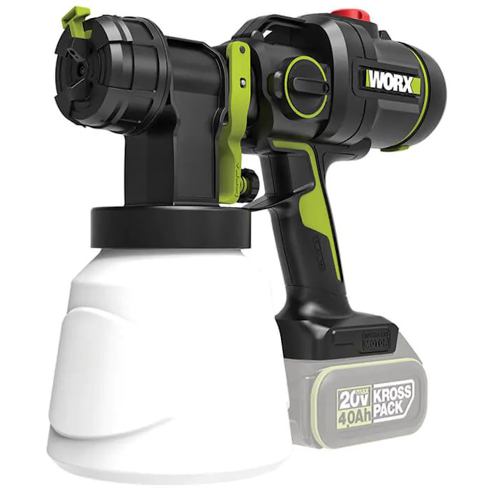 אקדח ריסוס צבע נטען 20v *גוף בלבד* worx