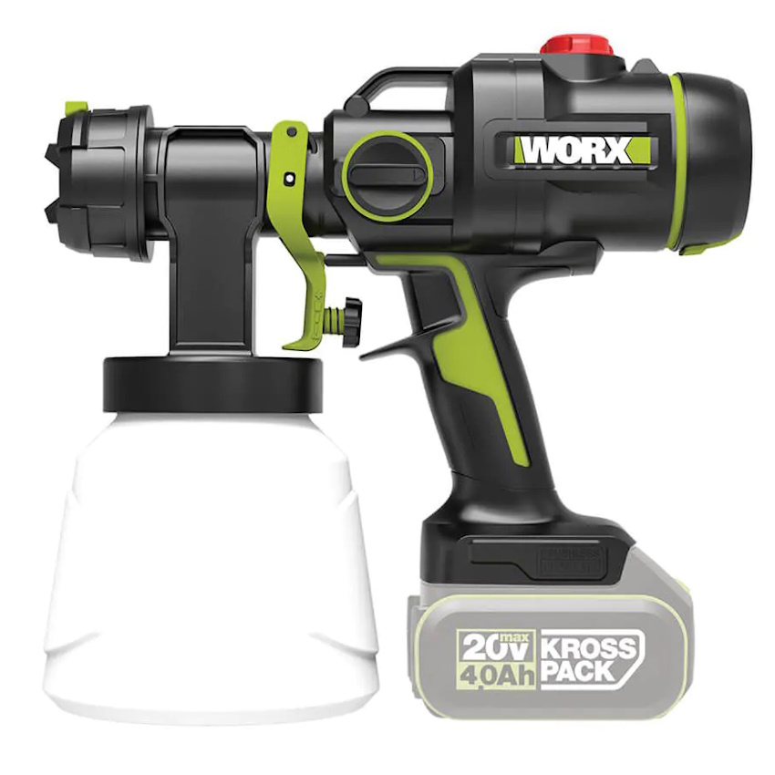 אקדח ריסוס צבע נטען 20v *גוף בלבד* worx