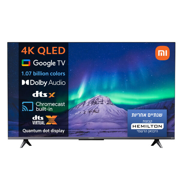 טלוויזיה חכמה 43 xiaomi qled 4k