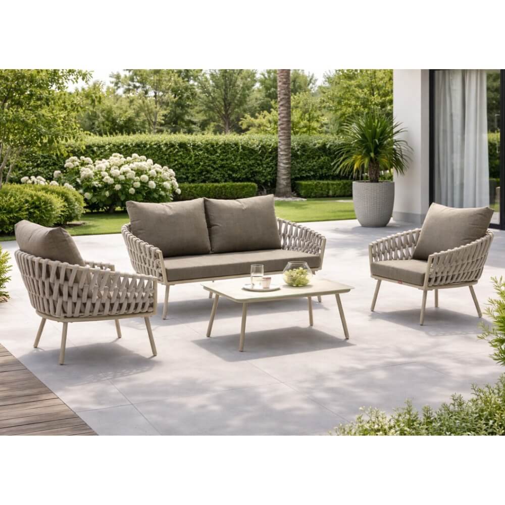 מערכת ישיבה לגינה 2+1+1 כולל שולחן australia garden