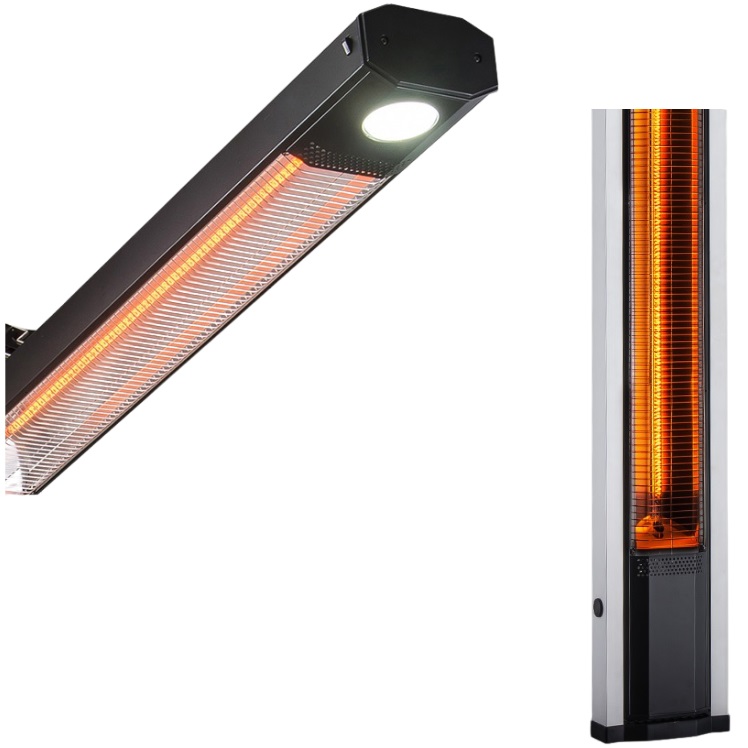 תנור חימום דו כיווני כולל תאורת led, שלט וכיסוי australia garden