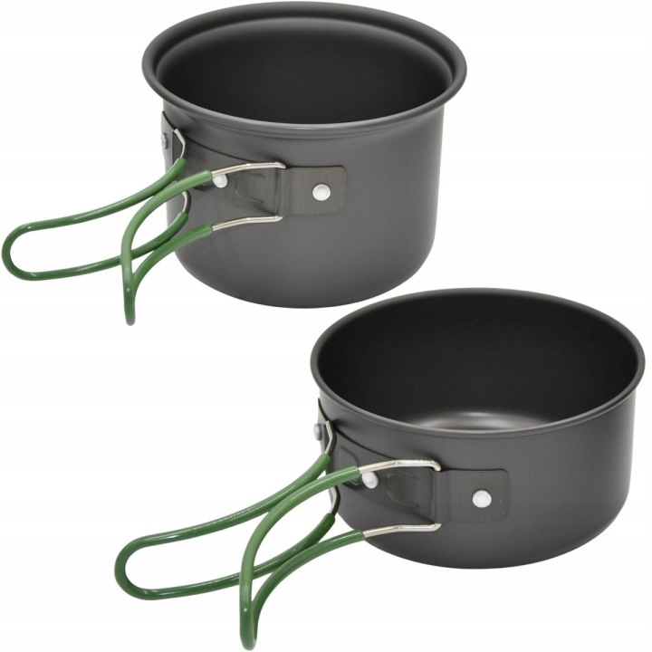 ערכת זוג סירי בישול לשטח Camp&Go &lrm;Camping Pots 2