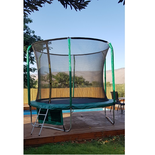 תמונה של טרמפולינה 8 פיט כולל סולם multi garden